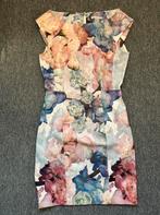 H&M Bloemenjurk bodycon aansluitend cocktailjurkje Mt 36 (S), Overige kleuren, Ophalen of Verzenden, Zo goed als nieuw, Maat 36 (S)