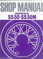 Honda SS50 SS50 M shop manual (4083z) bromfiets, Fietsen en Brommers, Handleidingen en Instructieboekjes, Ophalen of Verzenden