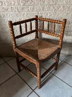 Boerenhoekstoel met biezen zitting, Ophalen