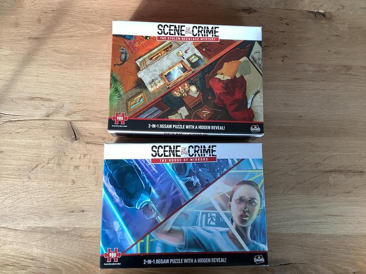 Scene of the Crime Puzzels - 2x 980 stukjes, Hobby en Vrije tijd, Denksport en Puzzels, Zo goed als nieuw, Legpuzzel, 500 t/m 1500 stukjes