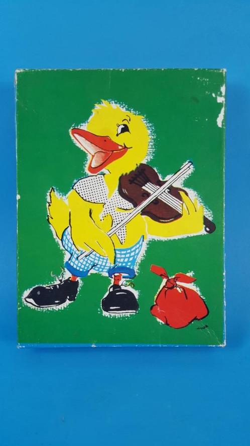 Vintage legpuzzel Tom-Tas Kinderpuzzel 4 Eend met viool. K13, Kinderen en Baby's, Speelgoed | Kinderpuzzels, Gebruikt, Meer dan 50 stukjes