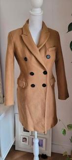 Zara mantel wol bruin maat xs camelkleurig, Bruin, Zara, Ophalen of Verzenden, Zo goed als nieuw