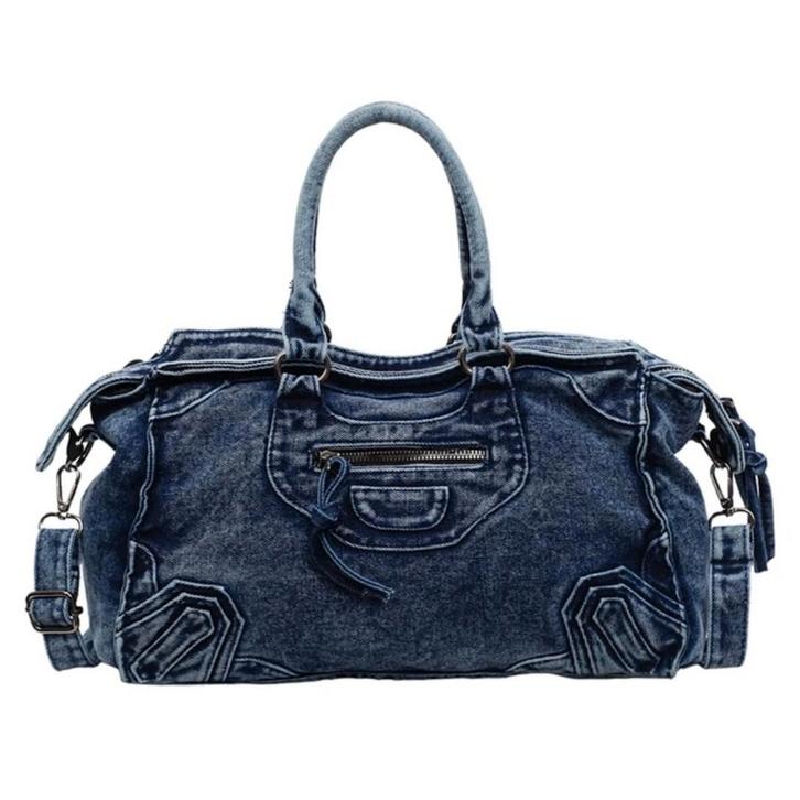 Denim Tas Nieuw, Sieraden, Tassen en Uiterlijk, Tassen | Damestassen, Nieuw, Schoudertasje, Blauw, Ophalen of Verzenden