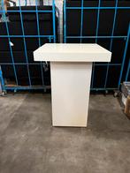 Witte houten statafels te koop, Ophalen of Verzenden, Zo goed als nieuw