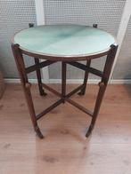 Oud rond speel/ koffietafeltje Revertable, Huis en Inrichting, Tafels | Bijzettafels, Ophalen, Minder dan 55 cm, Gebruikt, Rond