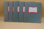 5 vintage schoolschriften schriften, Ophalen of Verzenden, Nieuw