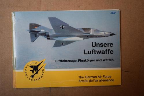 Unsere Luftwaffe, Luftfarzeuge, Flugkorper und Waffen 1972, Verzamelen, Luchtvaart en Vliegtuigspotten, Gebruikt, Kaart, Foto of Prent