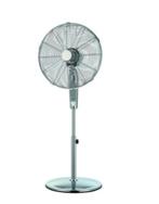 Statiefventilator chroom met timer en afstandsbediening, Witgoed en Apparatuur, Ventilatoren, Ophalen, Ventilator met afstandsbediening