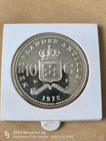 10 gulden Antillen  beschikbaar voor biedingen