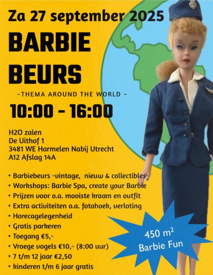 Barbie verzamel beurs morgen 27 sept 25, Verzamelen, Poppen, Fashion Doll, Ophalen of Verzenden