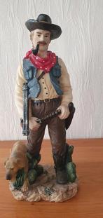 Cowboy beeldje met hond, Verzamelen, Beelden en Beeldjes, Ophalen of Verzenden, Zo goed als nieuw, Dier