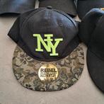 3 hiphop petjes (Rebel, Wati B, NY), Kleding | Heren, Hoeden en Petten, Rebel, One size fits all, Ophalen of Verzenden, Pet