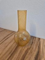 Vintage Amberkleurige Glazen cilinder voor olielamp, Antiek en Kunst, Antiek | Glas en Kristal, Ophalen of Verzenden