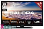 Salora 24" Travel TV 12/230 Smart Android Wifi BT Chromecast, Audio, Tv en Foto, Nieuw, Overige merken, Full HD (1080p), Smart TV