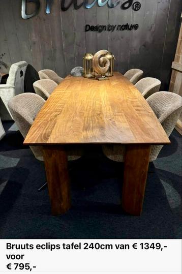 Acaciahouten Tafels Showroommodellen - Diverse Maten beschikbaar voor biedingen