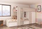Maxim Multifunctioneel Stapelbed - 90x190 - Wit