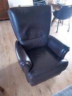 Leren relaxfauteuil, Huis en Inrichting, Fauteuils, Gebruikt, Minder dan 75 cm, Leer, Ophalen of Verzenden