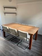 Eettafel en 6 stoelen set, Huis en Inrichting, Ophalen, 100 tot 150 cm, 200 cm of meer, Vijf personen of meer