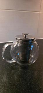Bialetti Glazen Theepot met Filter, Huis en Inrichting, Ophalen, Gebruikt