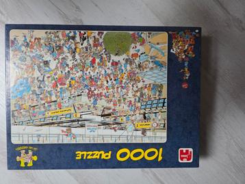 Jan van Haasteren - De Vertrekhal - 1000 stukjes beschikbaar voor biedingen