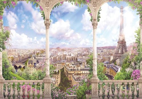 Parijs uitzicht 3D Fotobehang, Paris view, *Fotobehang4you, Huis en Inrichting, Stoffering | Behang, Verzenden