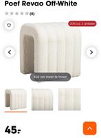 Off White Revao Kwantum Poef, Huis en Inrichting, Ophalen, 50 tot 75 cm, Zo goed als nieuw, 50 tot 75 cm