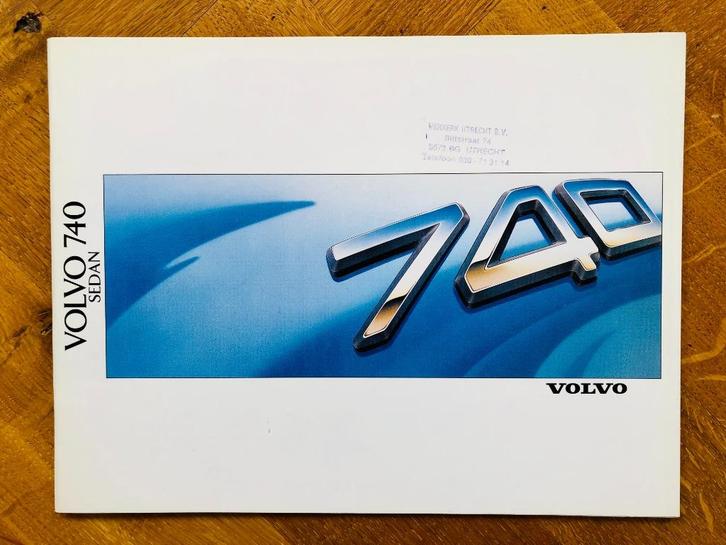 Volvo 740 Sedan folder 1988, Boeken, Auto's | Folders en Tijdschriften, Nieuw, Volvo, Verzenden