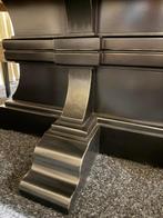 Landelijke eettafel Bernadette, Ophalen, 100 tot 150 cm, Eikenhout, Landelijk