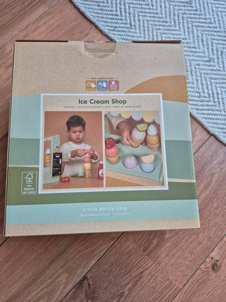 Little Dutch IJskraam - zo goed als nieuw!, Kinderen en Baby's, Speelgoed | Houten speelgoed, Nieuw, Meubelstuk of Keukentje, Ophalen
