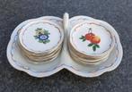 Wurttemberg antiek petit fourstel met fruitafbeelding, Antiek en Kunst, Antiek | Servies compleet, Ophalen of Verzenden