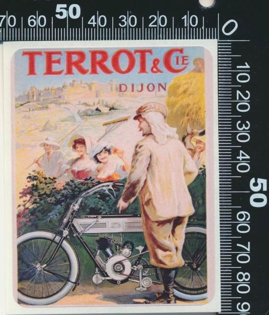 Sticker: Cycles Terrot (12), Verzamelen, Stickers, Zo goed als nieuw, Auto of Motor, Ophalen of Verzenden