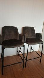 Barkruk Jari twee stuks - Zeer Goede Staat, Ophalen, Zo goed als nieuw, 90 cm of meer, Metaal