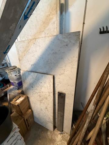 Marmeren Keuken Aanrechtblad - Wit beschikbaar voor biedingen