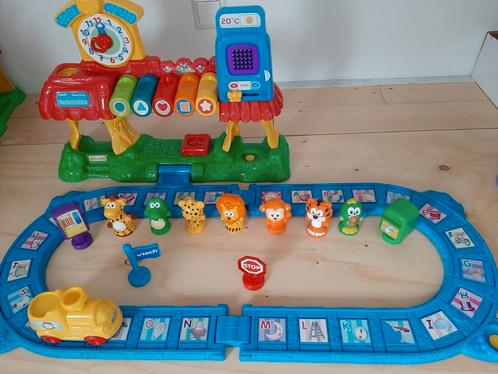 Vtech smartville treinstation speelset interaktief m. dieren, Kinderen en Baby's, Speelgoed | Vtech, Gebruikt, 2 tot 4 jaar, Ophalen of Verzenden