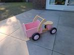 Houten bakfiets, Kinderen en Baby's, Speelgoed | Buiten | Voertuigen en Loopfietsen, Ophalen of Verzenden, Gebruikt, Loopfiets