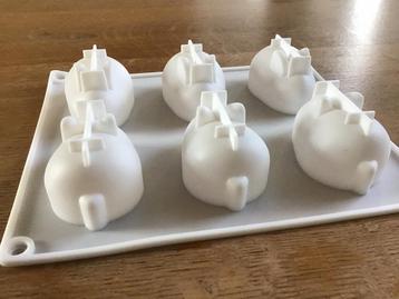 Siliconen mal bakvorm konijn - zeepvorm cake ijs vorm NIEUW beschikbaar voor biedingen