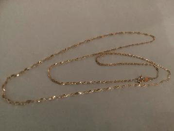 Prachtige nieuw gouden ketting  schakel 14 k. 585 goud beschikbaar voor biedingen