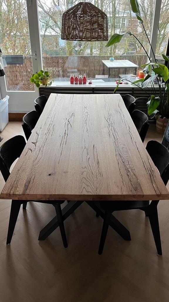 Eetkamertafel Mondial, Eijerkamp, Huis en Inrichting, Tafels | Eettafels, Zo goed als nieuw, 50 tot 100 cm, 200 cm of meer, Rechthoekig