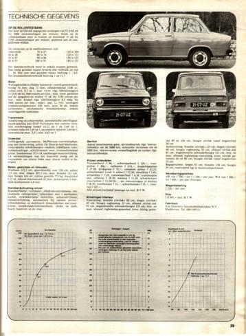 Autovisie test Daf 66 SL 1973 beschikbaar voor biedingen