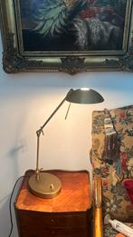 Klassieke bureaulamp goud, tafel lamp, Ophalen of Verzenden
