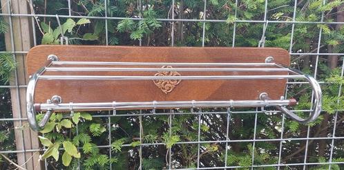 Vintage kapstok buizenframe chroom jaren 50 / 60, Huis en Inrichting, Woonaccessoires | Kapstokken, Zo goed als nieuw, Wandkapstok
