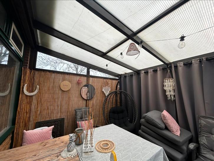 Glazen serre/overkapping, Tuin en Terras, Overkappingen, Gebruikt, Serre, Ophalen