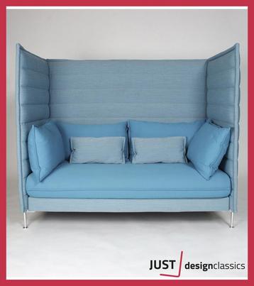 Vitra Alcove Highback 2-zits Sofa Blauw beschikbaar voor biedingen