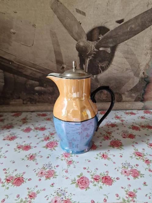 Parelmoer chocoladekan, Antiek en Kunst, Antiek | Servies los, Ophalen of Verzenden