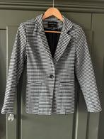 Prachtige zwart/wit ruit stretch blazer- Small, Jasje, Ophalen of Verzenden, Zo goed als nieuw, Maat 36 (S)