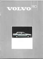 Volvo 740 brochure 1985 (VV07) auto, Verzenden, Zo goed als nieuw, Volvo