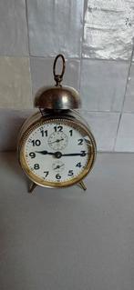 Junghans verzilverde antieke wekker, Sieraden, Tassen en Uiterlijk, Horloges | Antiek, Ophalen of Verzenden, Zilver, Overige merken