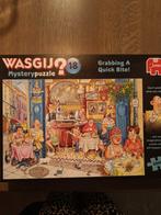 Wasgij? 18 Mysterypuzzel - Eetcafe - 1000 stukjes, Ophalen of Verzenden, 500 t/m 1500 stukjes, Zo goed als nieuw, Legpuzzel