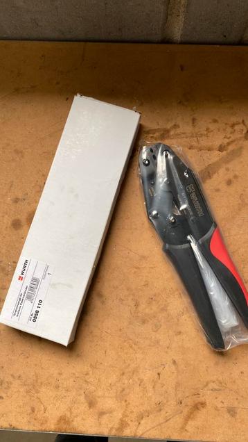 Wurth - Krimptang voor geïsoleerde kabelschoenen beschikbaar voor biedingen