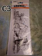 Nieuwe Studio Light Grunge Clear Stamp, Ophalen of Verzenden, Nieuw, Papier of Karton